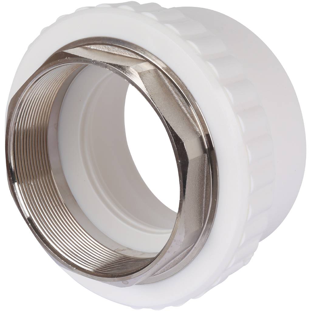 Муфта комбинированная Kalde под шестигранник (внутр. резьба, 110х4 ) для полипропиленовых труб под сварку, 3222-nfo-110406