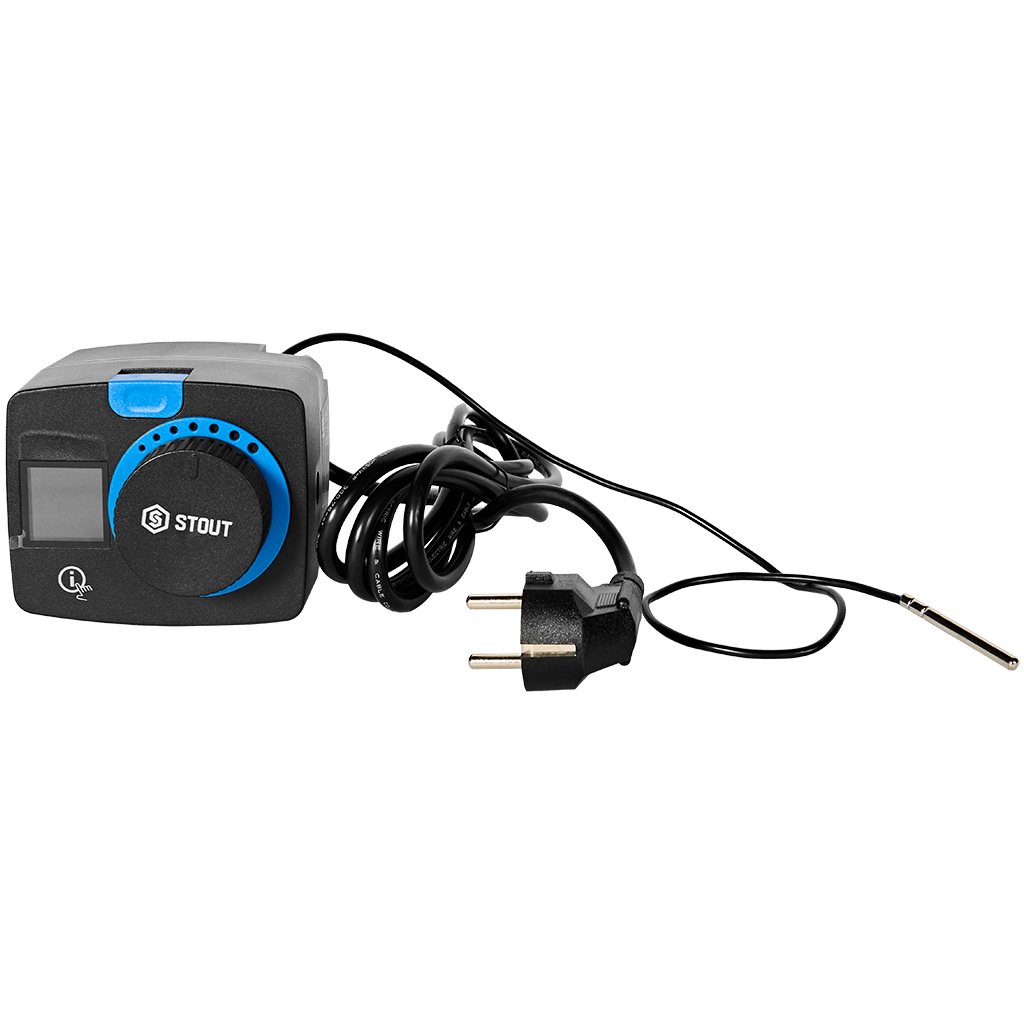 Сервопривод STOUT SVM-1025 с LED дисплеем, с датчиком для фиксированной регулировки температуры, SVM-1025-230017