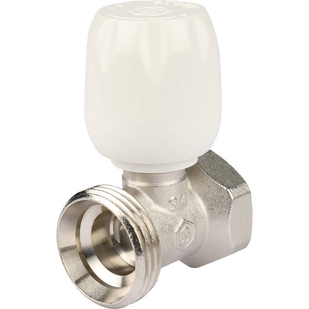 Клапан ручной терморегулирующий STOUT SVRs с неподъемным шпинделем, прямой 3/4, SVRs-1172-000020