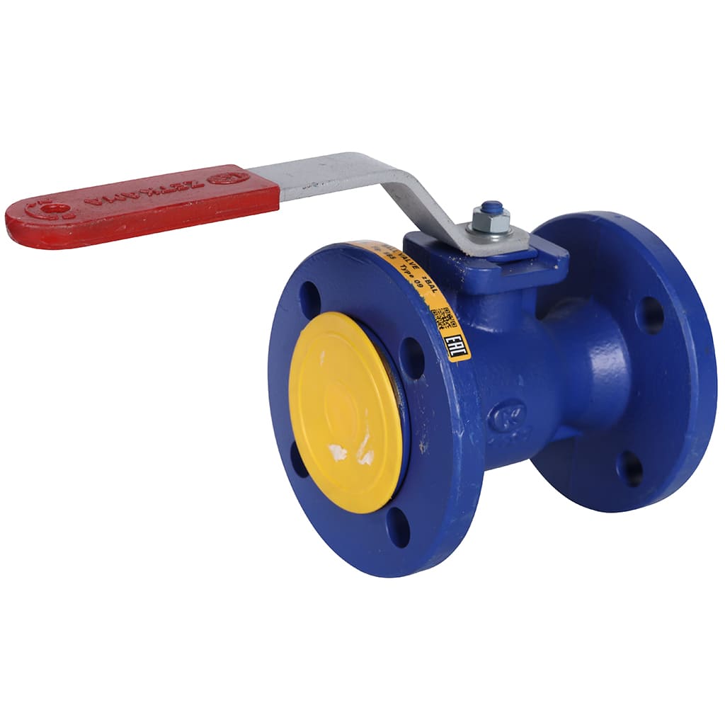 Кран шаровой ZETKAMA 565A Ду25 Ру16 фланцевый, 565A025C09