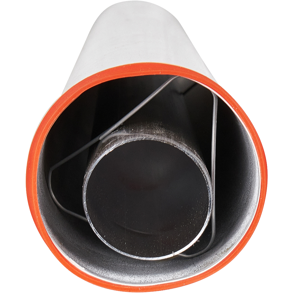 Удлинитель дымохода традиционный коаксиальный ROMMER D60(п-м)/100(м-п), L1000, RCA-6010-001000