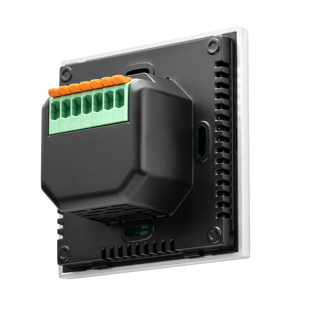 Терморегулятор электронный Теплолюкс Solus Zen Wi-Fi черный/серебро, 100000379500