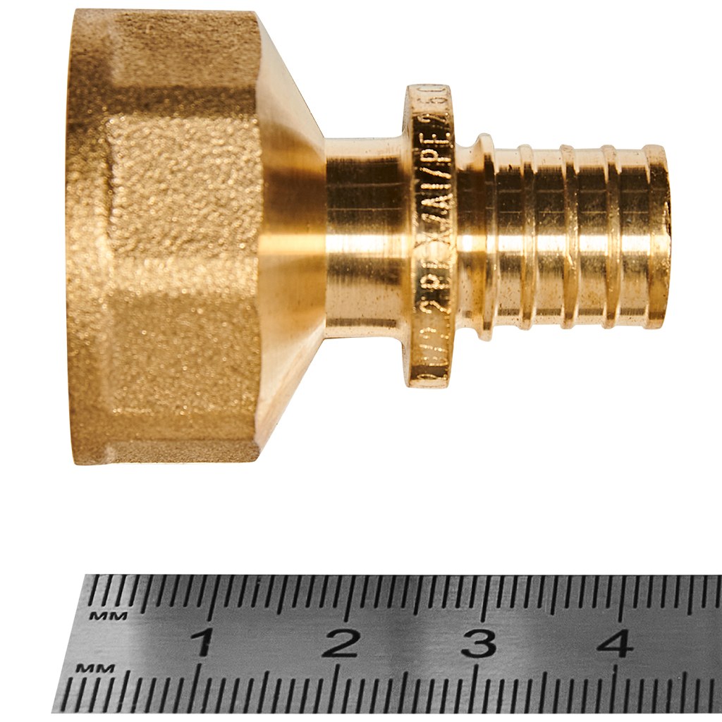 Переходник с внутренней резьбой ROMMER 16xG 3/4 для труб из сшитого полиэтилена аксиальный