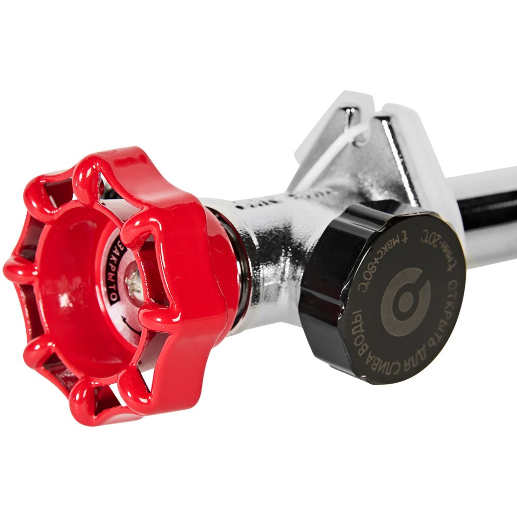 Кран незамерзающий ROMMER RVFF-0001-1520300 водоразборный с антисифоном 300 мм, 1/2 НР (выход 3/4 НР), RVFF-0001-1520300