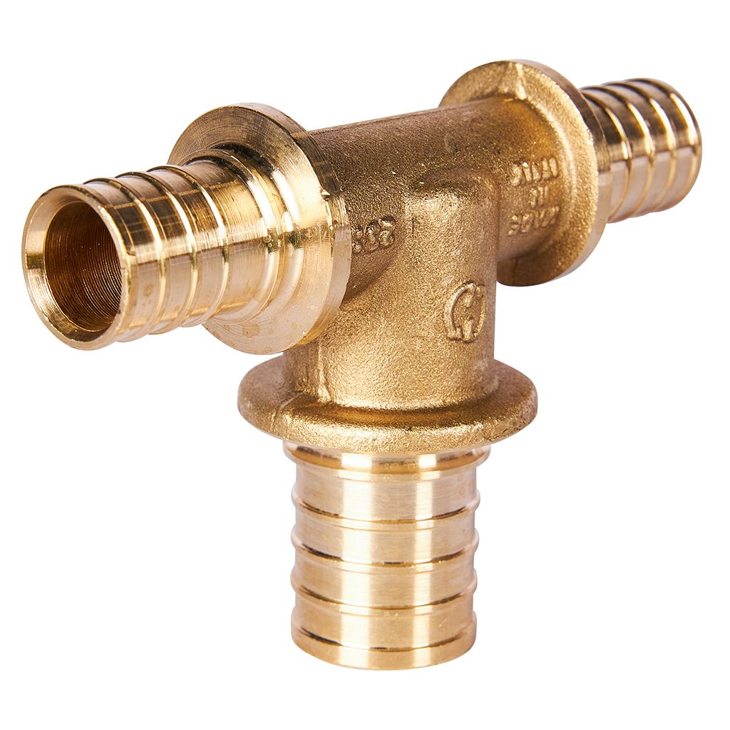 Тройник переходной STOUT 25x32x25 для труб из сшитого полиэтилена аксиальный, SFA-0014-253225