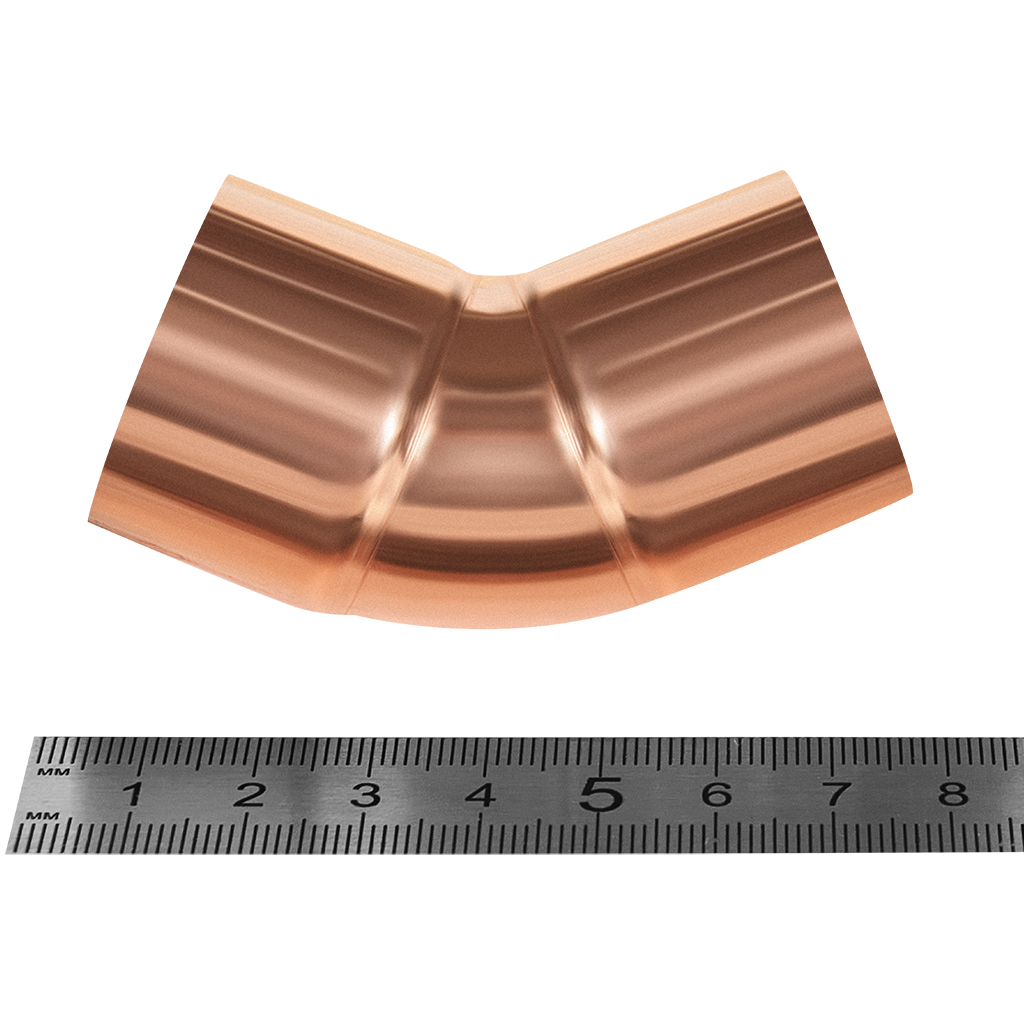 Отвод JINTIAN 45° ВП-НП 35 из меди 35 под пайку, JT-1504035