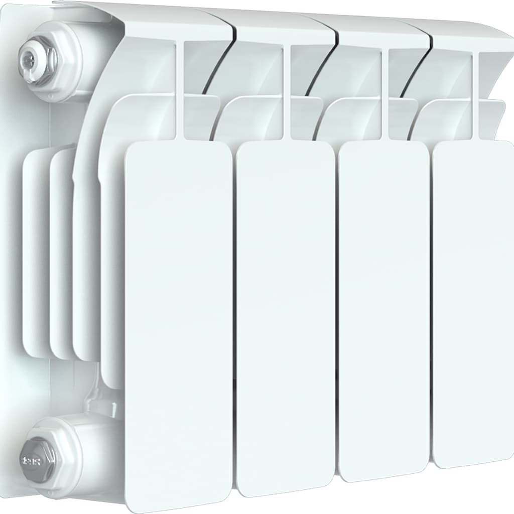 Радиатор биметаллический RIFAR BASE 200 4 секции боковое подключение (цвет RAL 7036), 84316