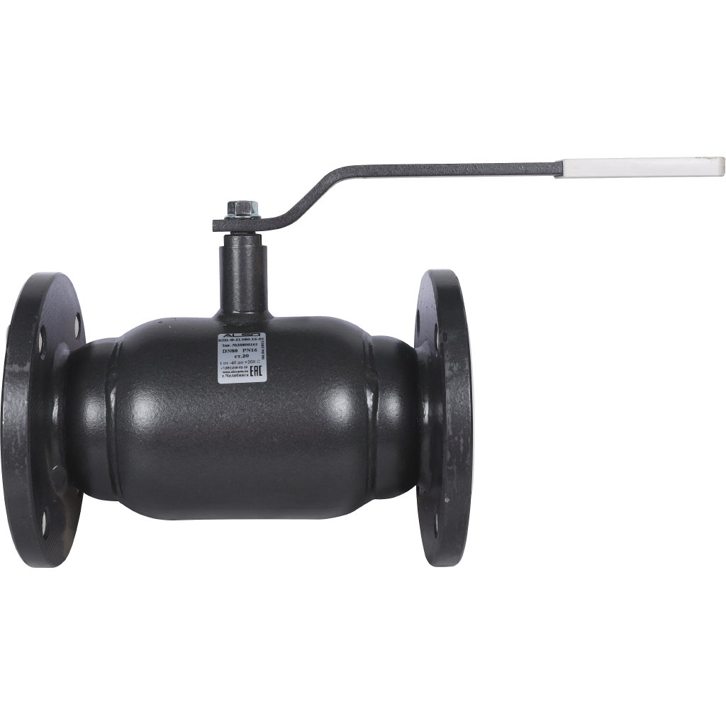Кран шаровой ALSO КШФП Ду80 Ру1,6 МПа из Ст.20 полнопроходной