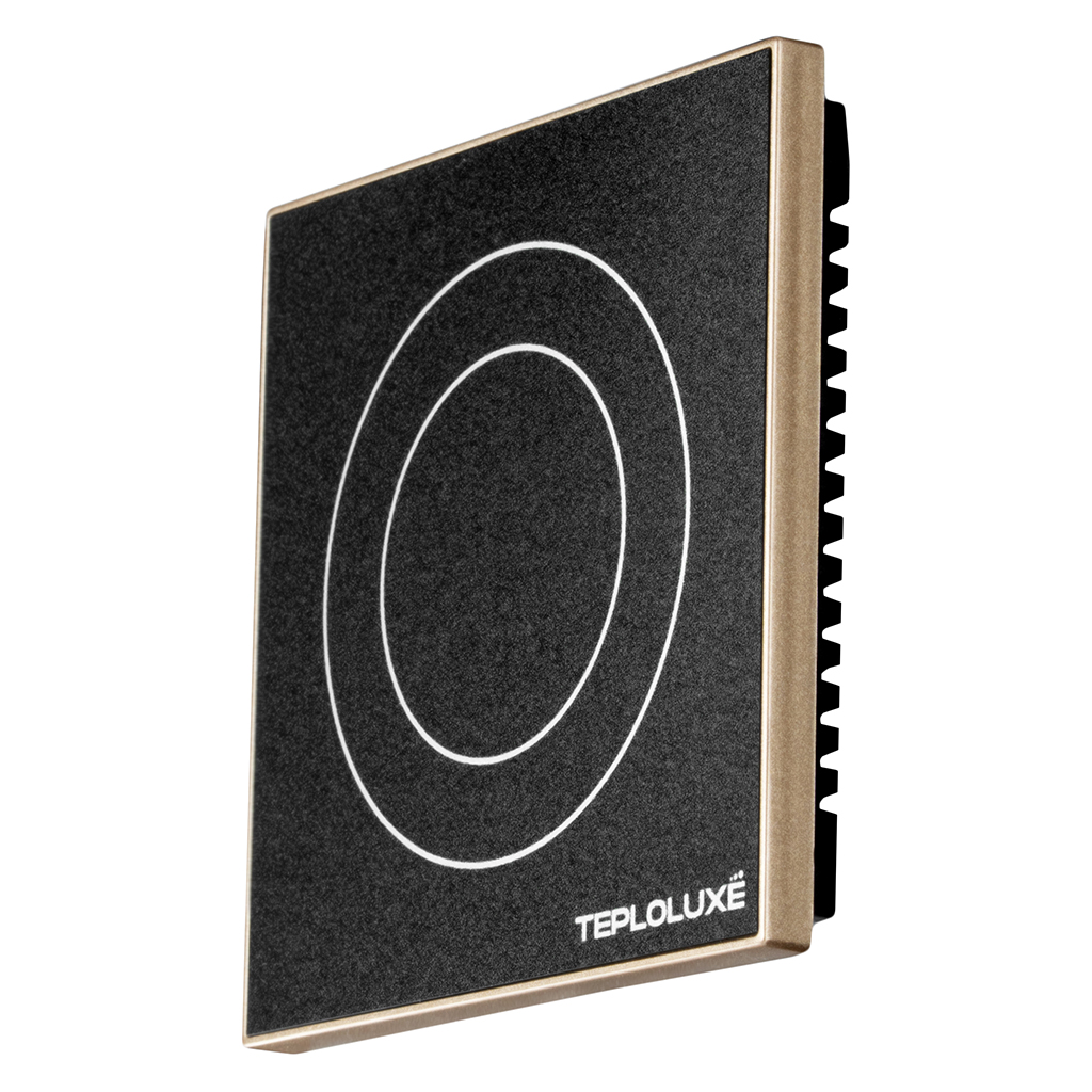 Терморегулятор электронный Теплолюкс Solus Zen Wi-Fi черный/золото, 100000379600