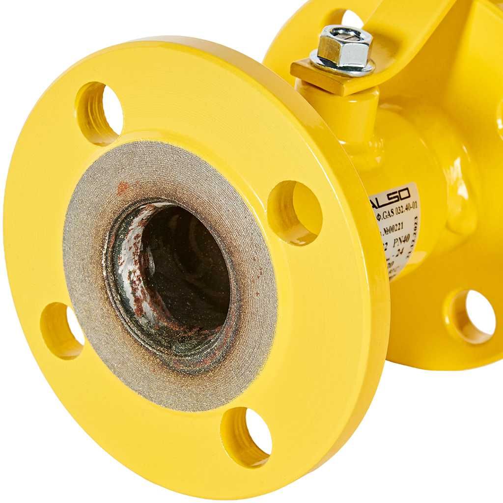 Кран шаровой ALSO GAS фланцевый Ду 32 Ру 4,0 МПа из ст.20, КШ.Ф.GAS.032.40-01