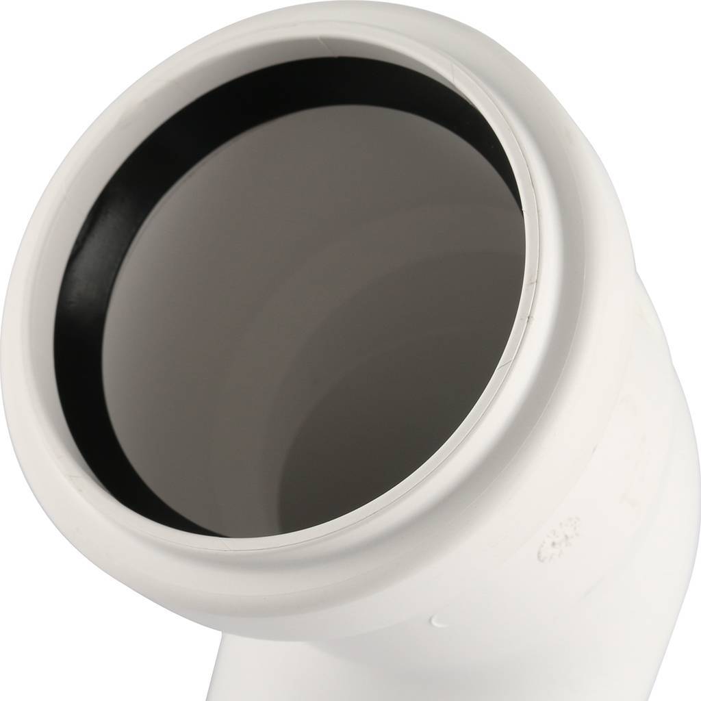 Отвод РЕХАУ RAUPIANO PLUS диам. 50 на 45°, 11211141003