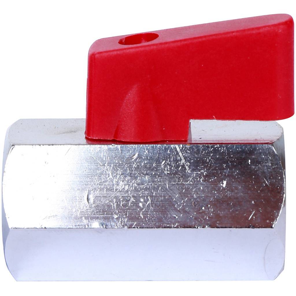 Кран шаровой мини STOUT 3/8 муфтовый, SVB-0021-000010