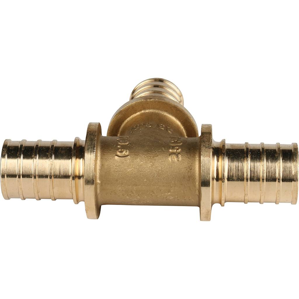 Тройник STOUT равнопроходный 25x25x25 для труб из сшитого полиэтилена аксиальный