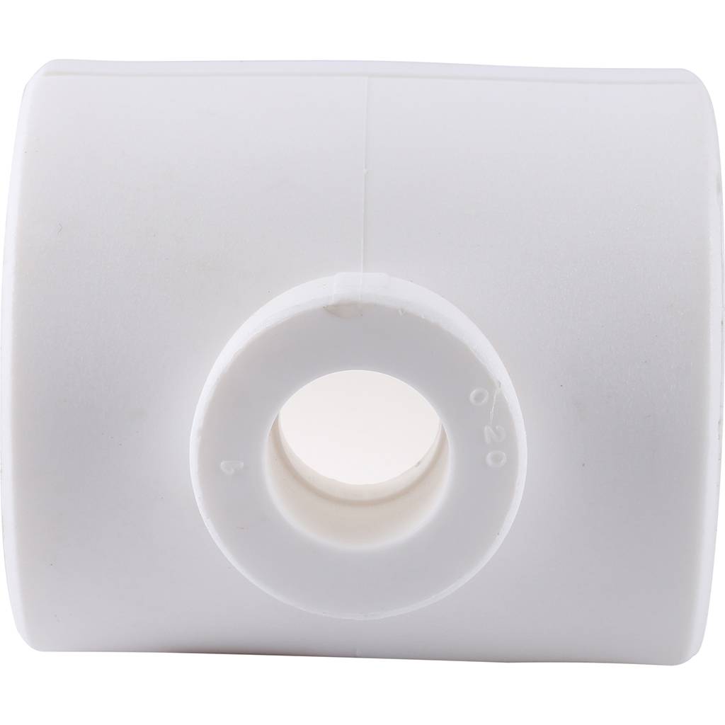 Тройник переходной Kalde 50x20x50 для полипропиленовых труб под сварку (цвет белый), 3212-tio-502050