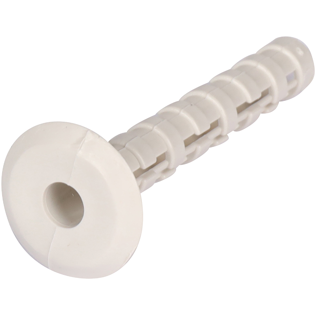 Крепление к стене металлическое белое ROMMER D100 (хомут), RCA-6010-000003