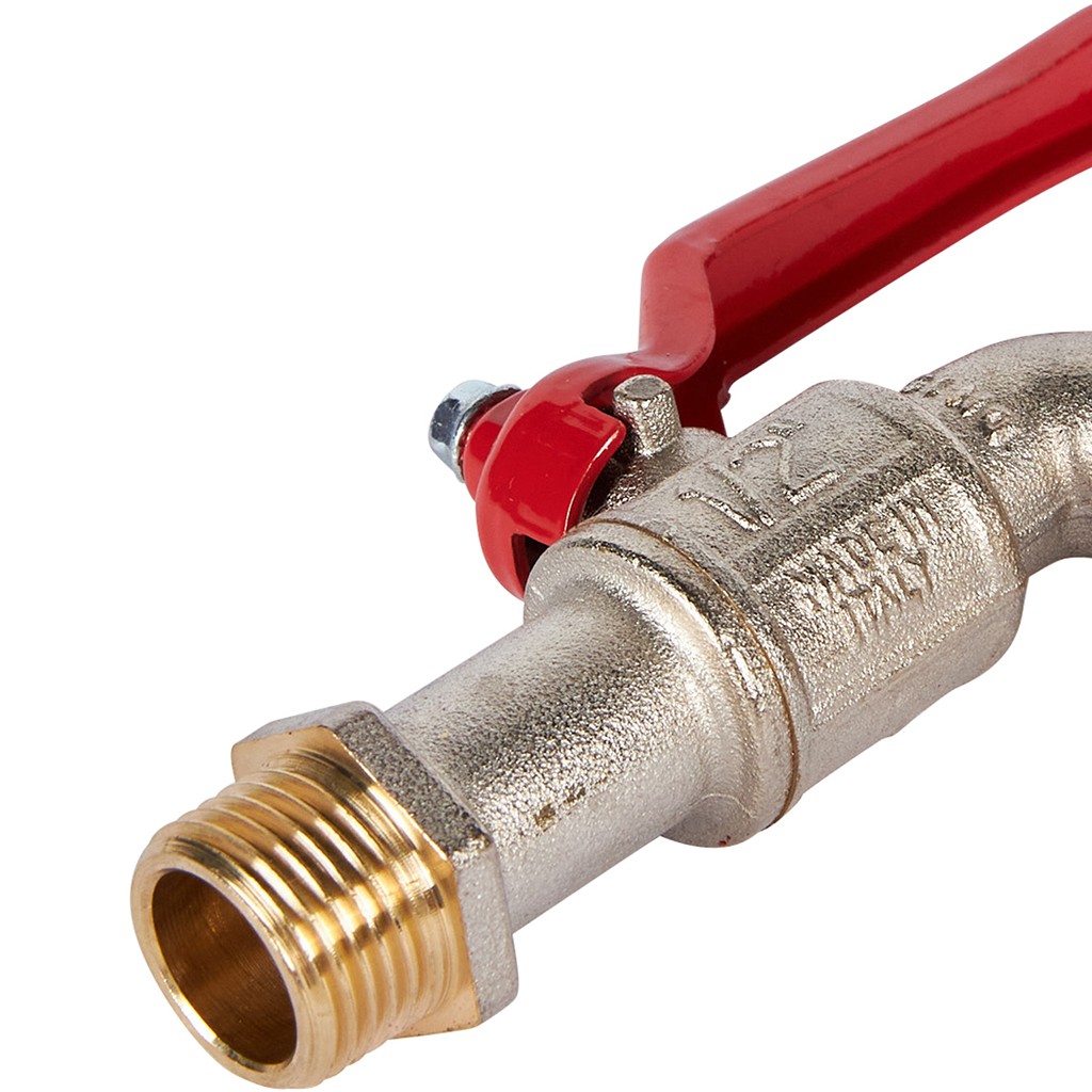 Шаровой сливной кран Itap 132 1/2 с латунным штуцером, 56524