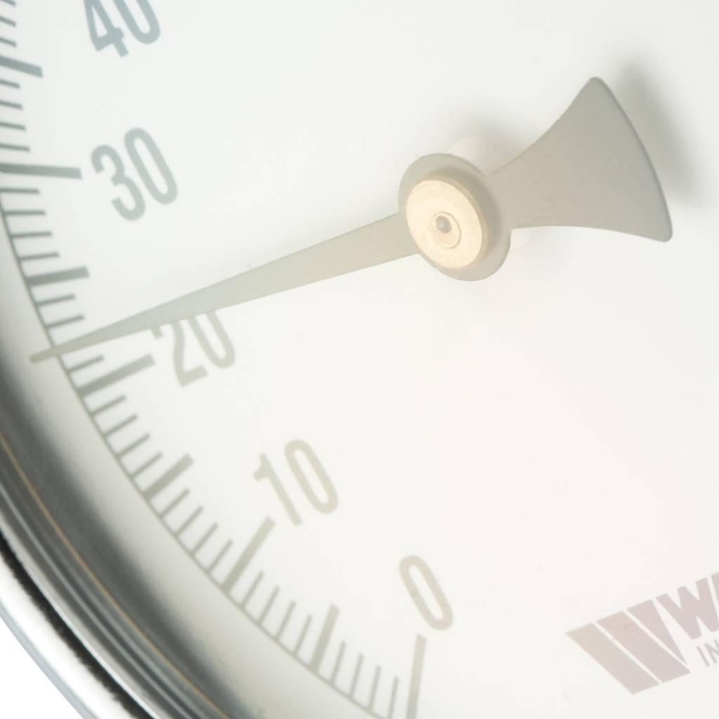 Термометр биметаллический WATTS с погружной гильзой 100 мм