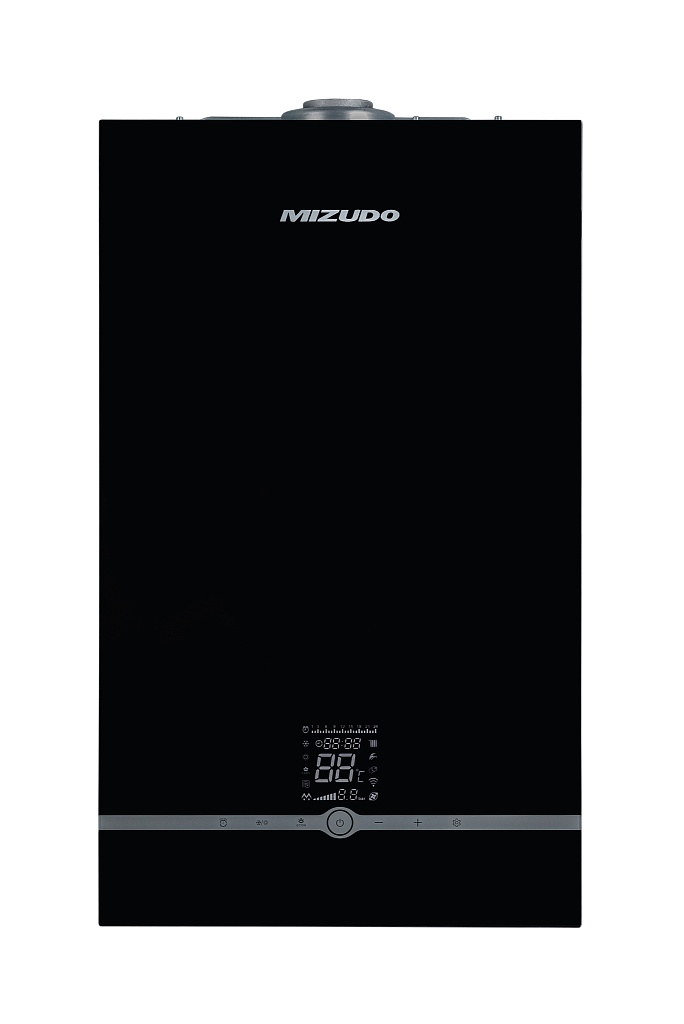 Котел газовый MIZUDO MAESTRO GEM M24T (24 кВт, 2 Т/О) OPT WiFi черная панель, CB.002.0203.0006
