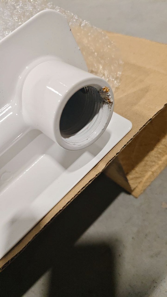 Уцененный товар (брак резьбы): Радиатор биметаллический ROMMER Profi BM 500 10 секции боковое подключение (BI500-80-80-150) (RAL9016), RBM-1210-050010