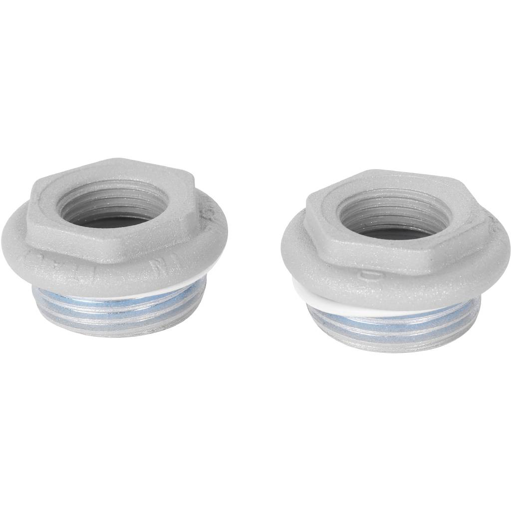 Присоединительный набор для радиатора Global 011046 08 KIT 1/2 (цвет cod.08 grigio argento opaco metallizzato (серый)), A046KIT1/208