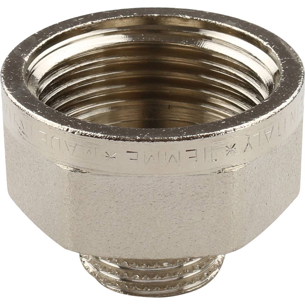 Переходник TIEMME НВ никелированный 1/2х1, 1500249