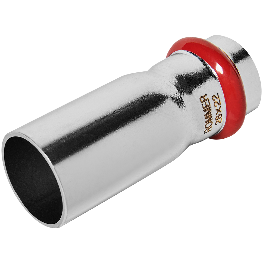 RSS-0020-002822 ROMMER Муфта переходная НПр-ВПр, 28х22, из нержавеющей стали прессовой