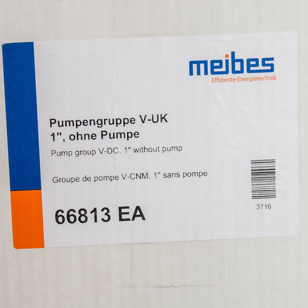 Насосная группа Meibes V-UK 1 без насоса, без смесителя, подающая линия слева, M66813EA