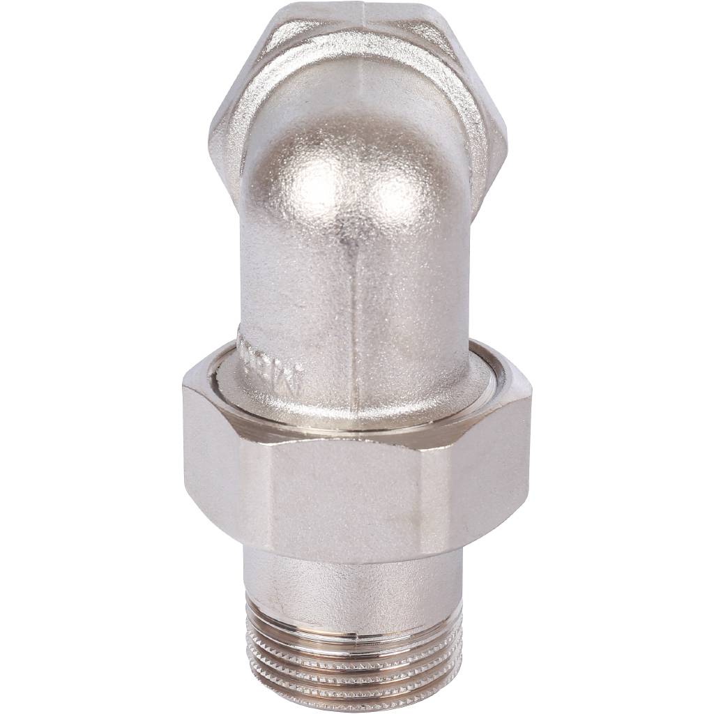 Разъемное угловое соединение STOUT американка ВН, никелированное 3/4, SFT-0059-000034