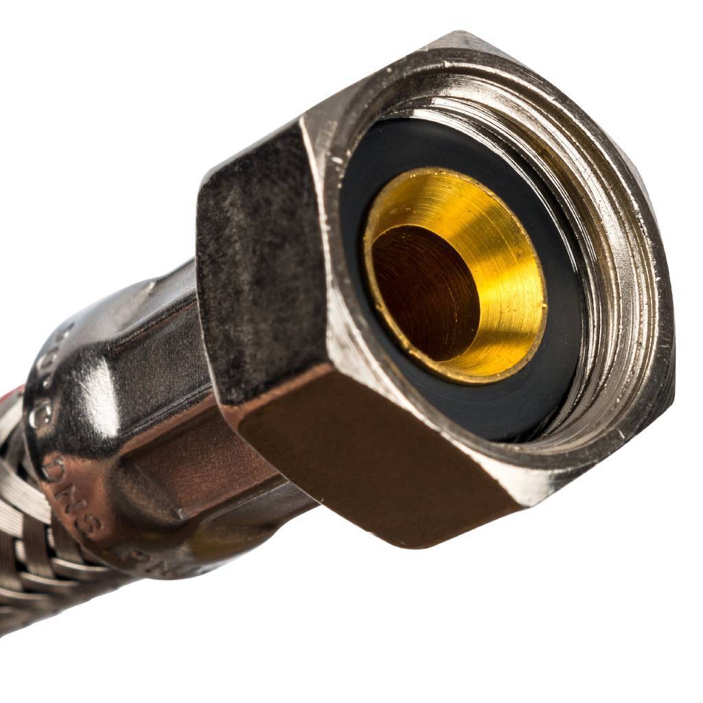 Гибкая подводка для воды STOUT M 10 (35мм) х ВР 3/8, длина 500 мм, SHF-0036-351010