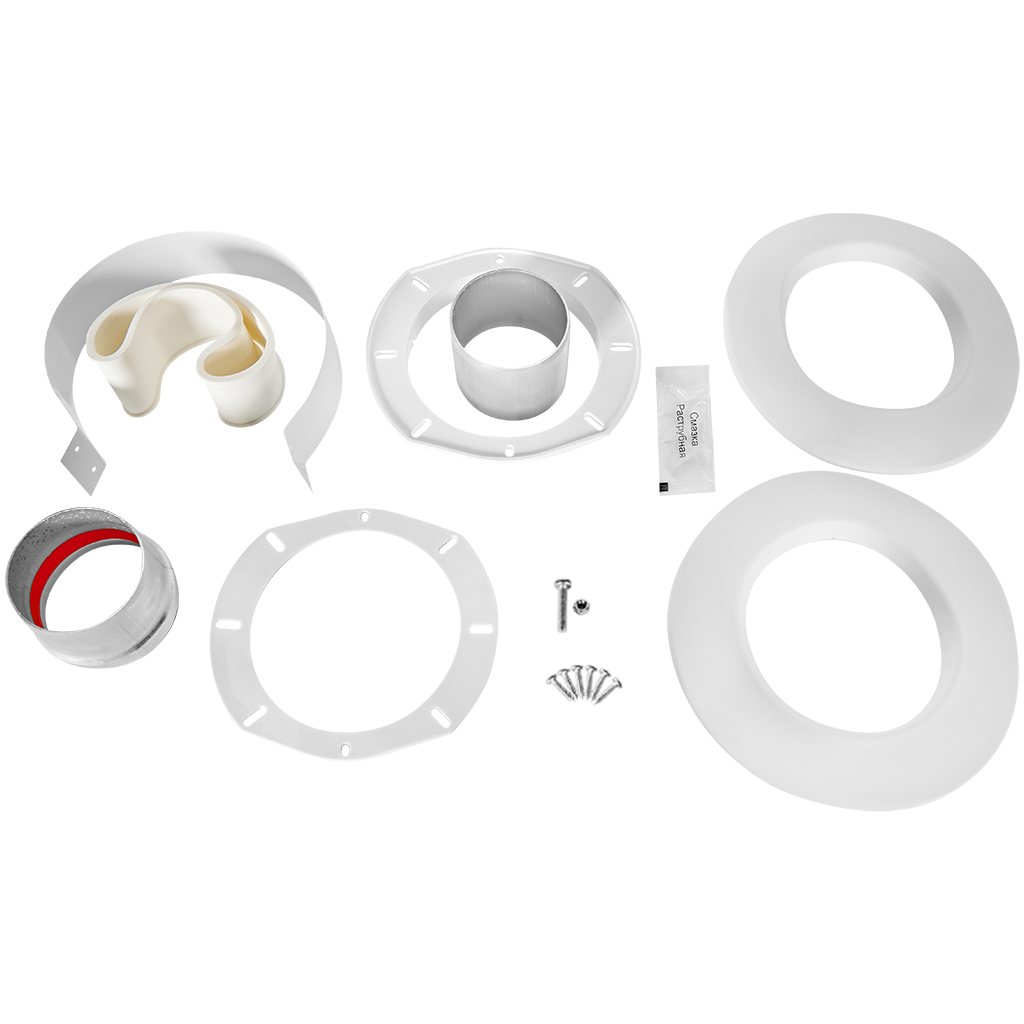 STOUT SCR-6010-251000 STOUT Комплект дымохода Антилед УНИВЕРСАЛЬНЫЙ традиц. коакс. D60/100, L1000 (хомут, фланец, втулка, адаптер, рабочая длина 750 мм)кроме Immergas, Navien D75/100 стар., SCR-6010-251000