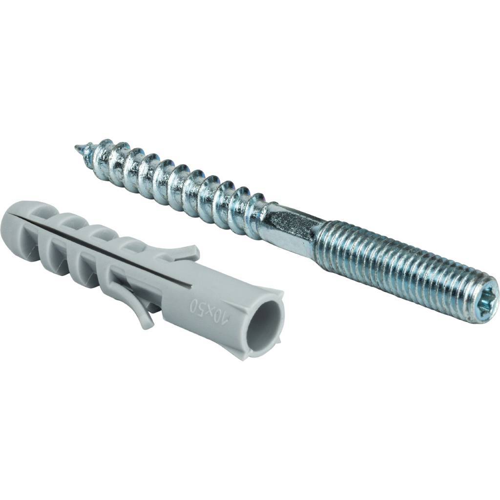 Шпилька сантехническая STOUT М8*100мм с дюбелем М 10*50, SAC-0020-400100