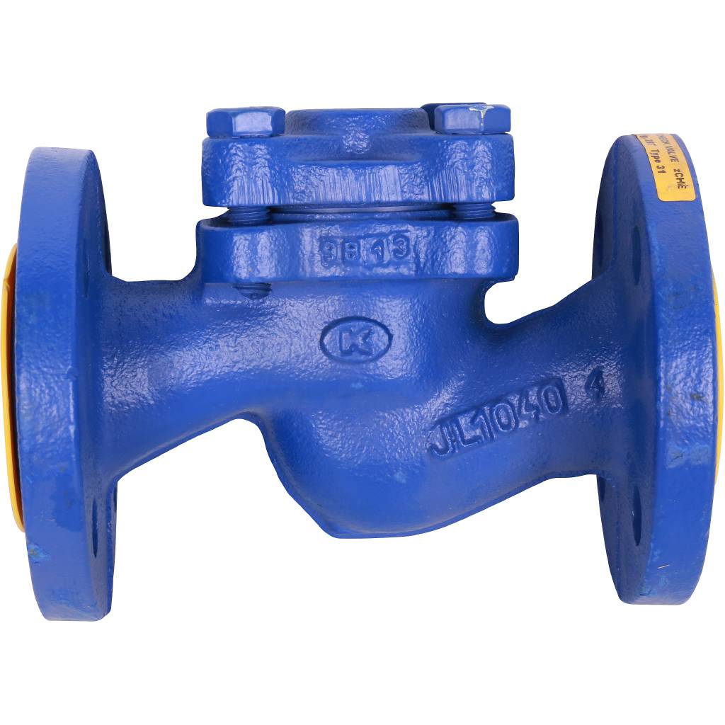 Клапан обратный подъемный ZETKAMA 287A Ду25 Ру16 фланцевый из чугуна, 287A025C31