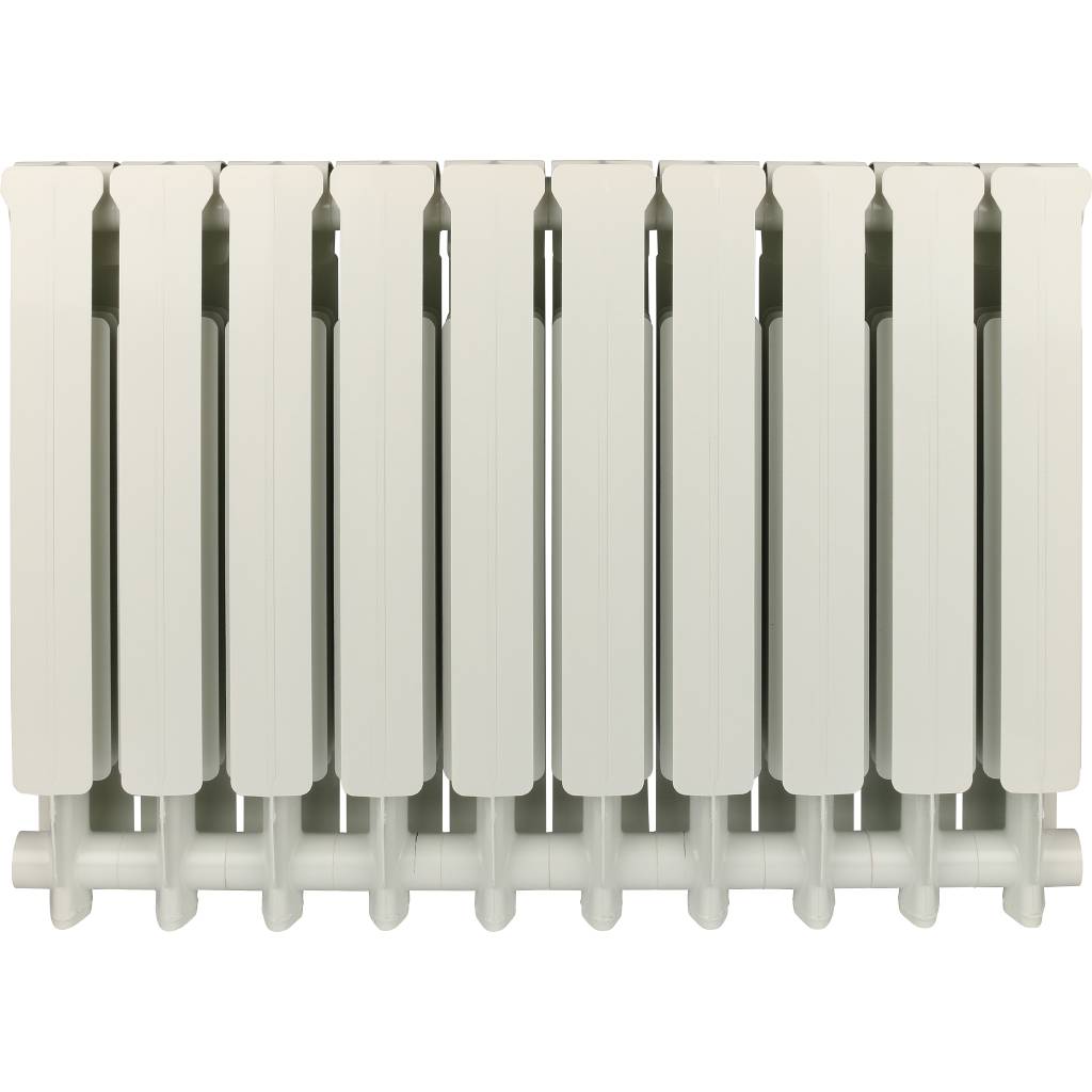 Радиатор алюминиевый Global VOX EXTRA 500 10 секций боковое подключение (белый RAL 9010), 83546