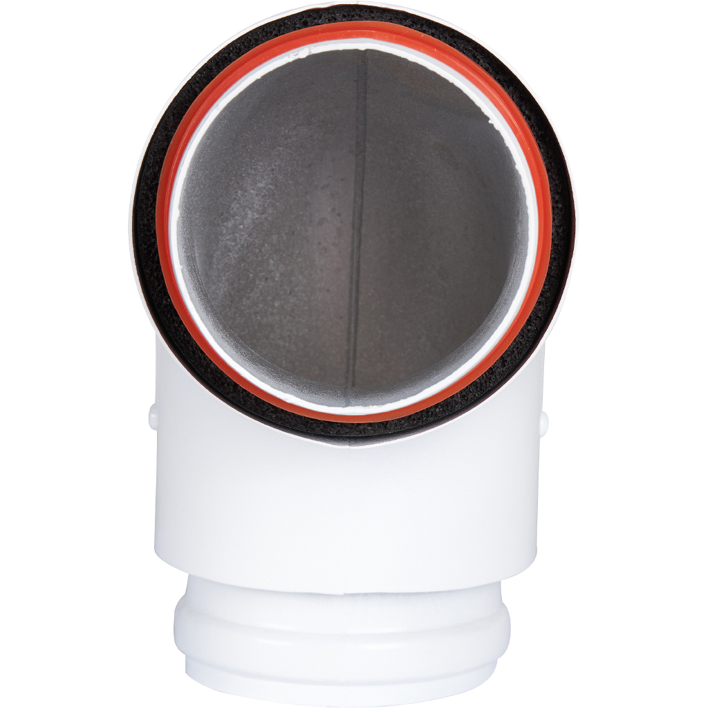 Отвод 90° утепленный традиционный ROMMER D80(п-м), RCA-0080-800090