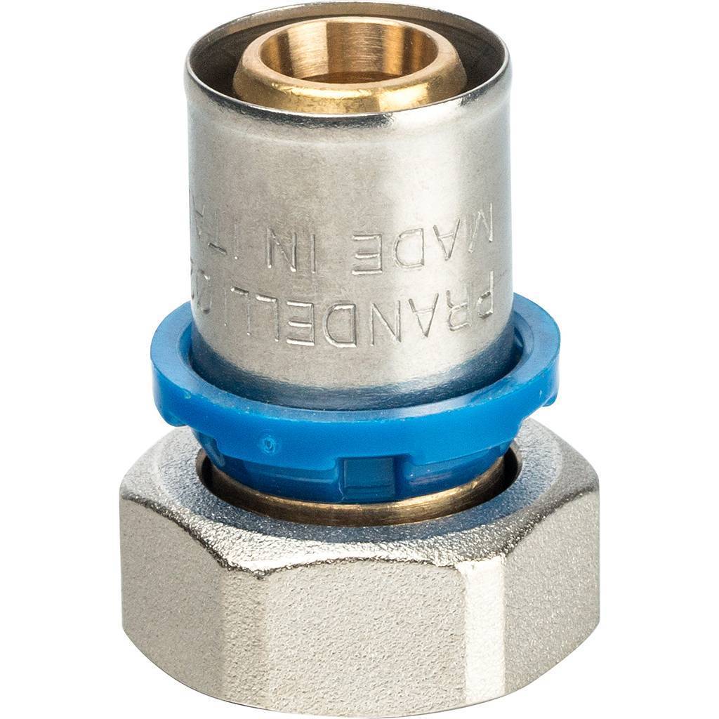 Переходник Prandelli Multyrama с накидной гайкой 20 х 2,0 х 3/4 профиль H, TH, U, 509.15.52.0