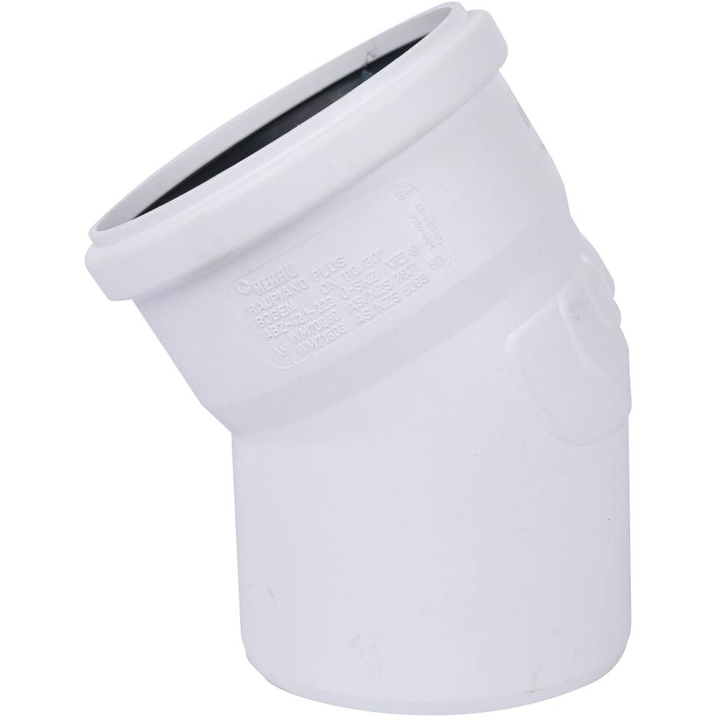 Отвод РЕХАУ RAUPIANO PLUS диам. 110 на 30°, 11231351001