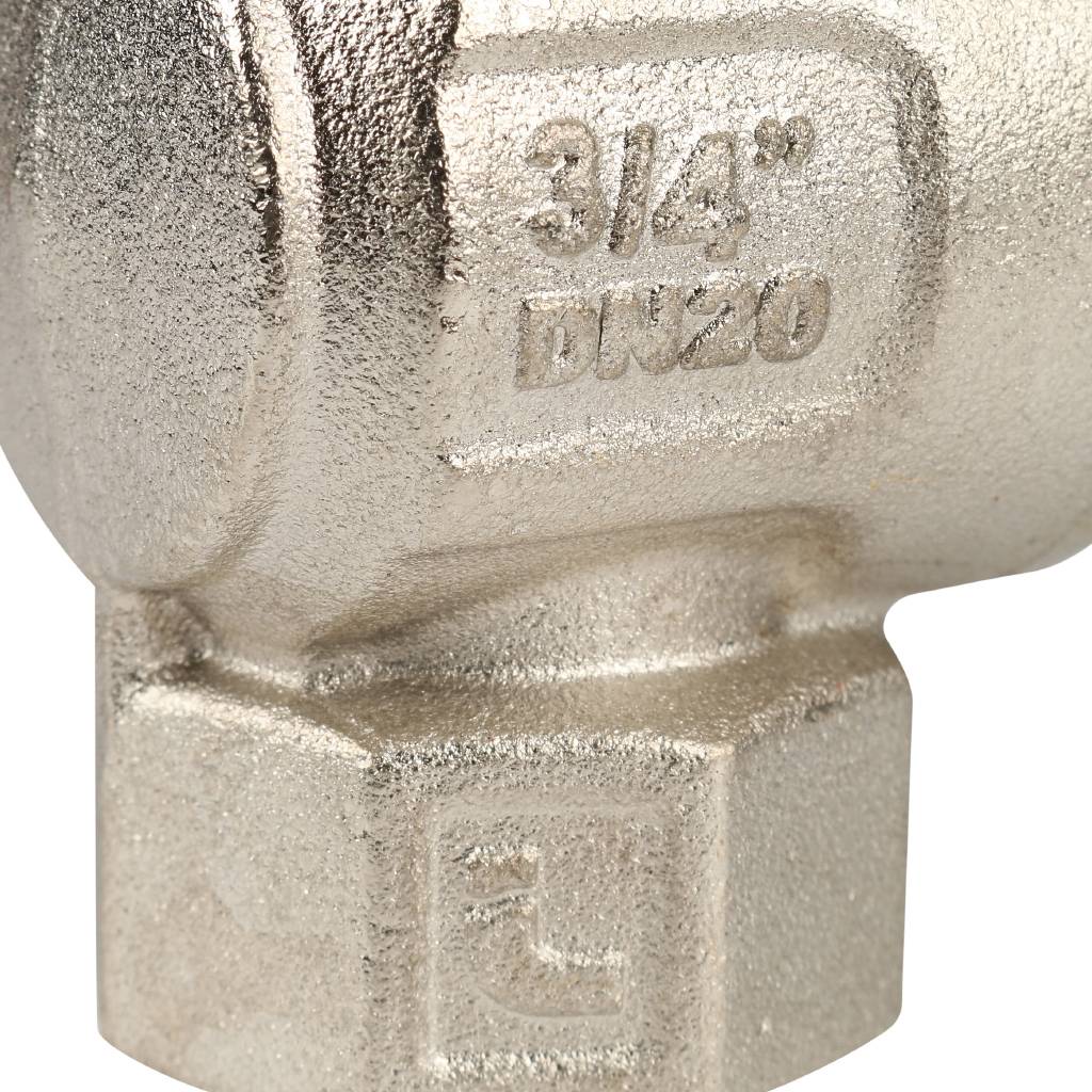 Кран шаровой Itap угловой полнопроходной IDEAL 298 3/4 (бабочка), американка, 36363