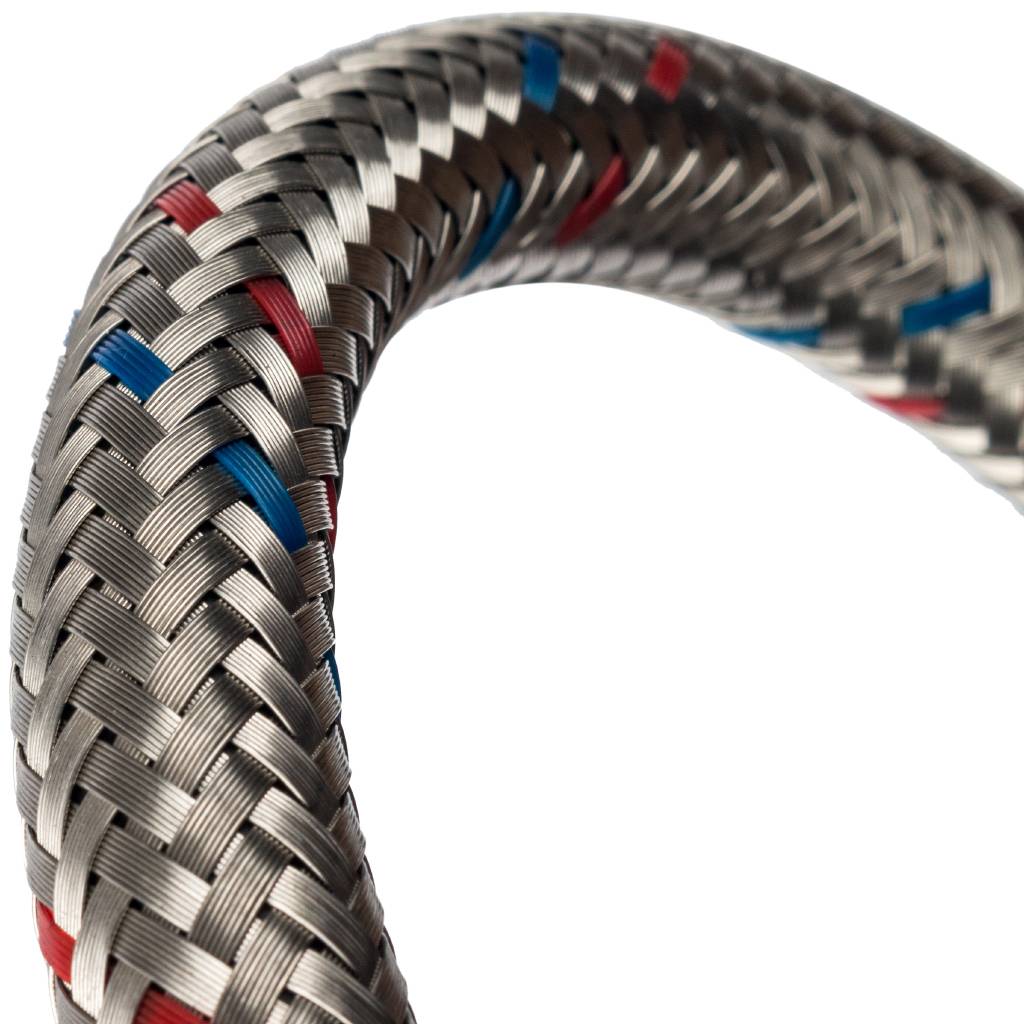 Гибкая подводка для воды STOUT M 10 (18мм) х ВР 3/8, длина 500 мм, SHF-0016-181010