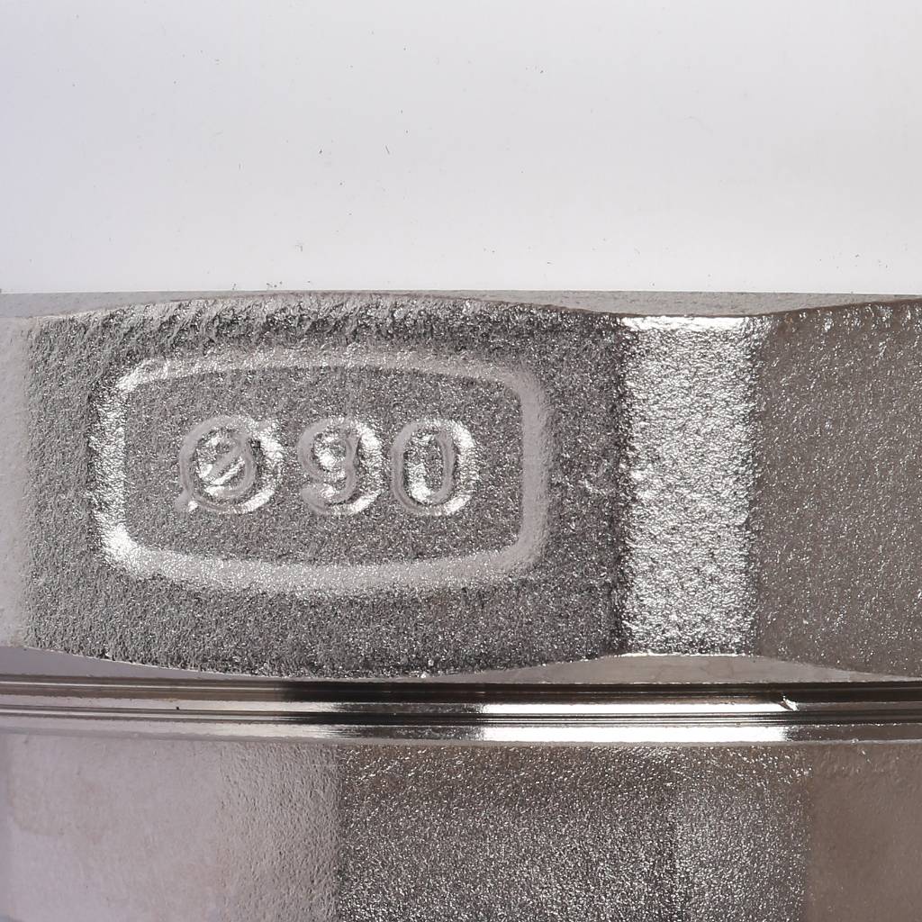 Муфта разъемная Kalde с внутренней резьбой 90x3 для полипропиленовых труб под сварку (цвет белый), 3252-tuf-903000