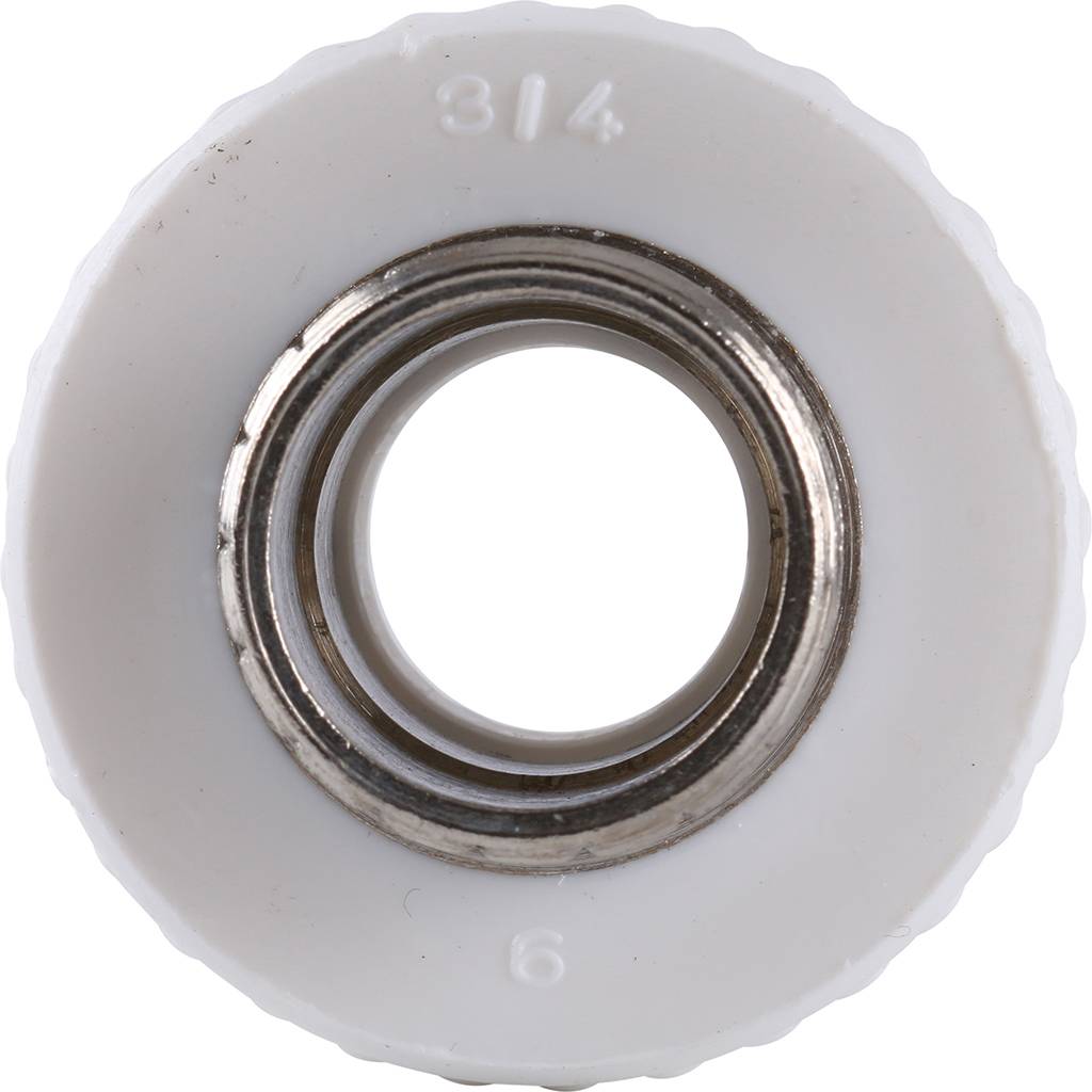 Муфта комбинированная Kalde наружняя резьба 32x3/4 для полипропиленовых труб под сварку, 3222-nmo-320c00