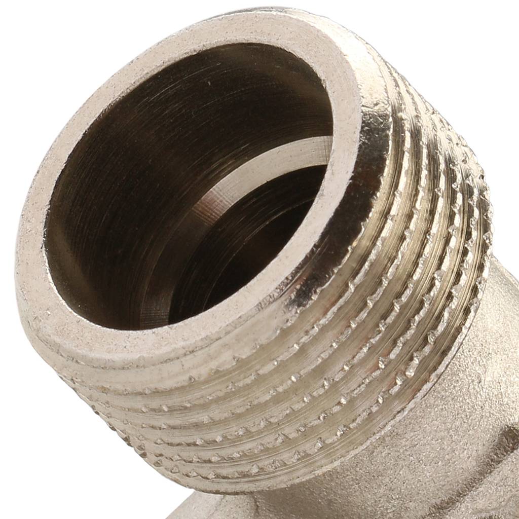 Угольник TIEMME НН никелированный 3/4х3/4 для стальных труб резьбовой, 1500372