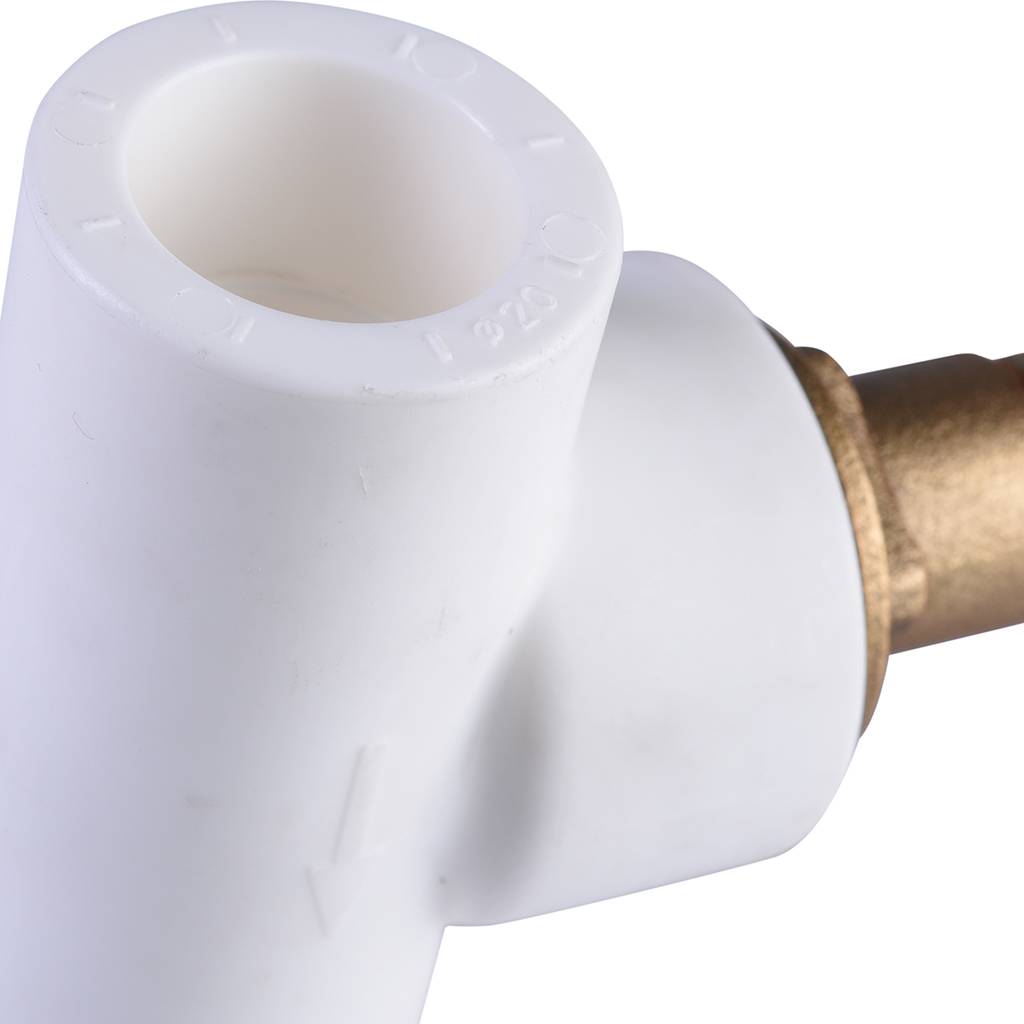 Вентиль Политэк d=20 для полипропиленовых труб под сварку (цвет белый), 9700000020