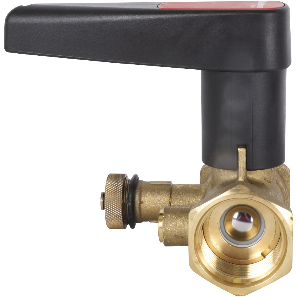 Клапан ручной БРОЕН DN 032 PN 25 резьбовой запорный с дренажем