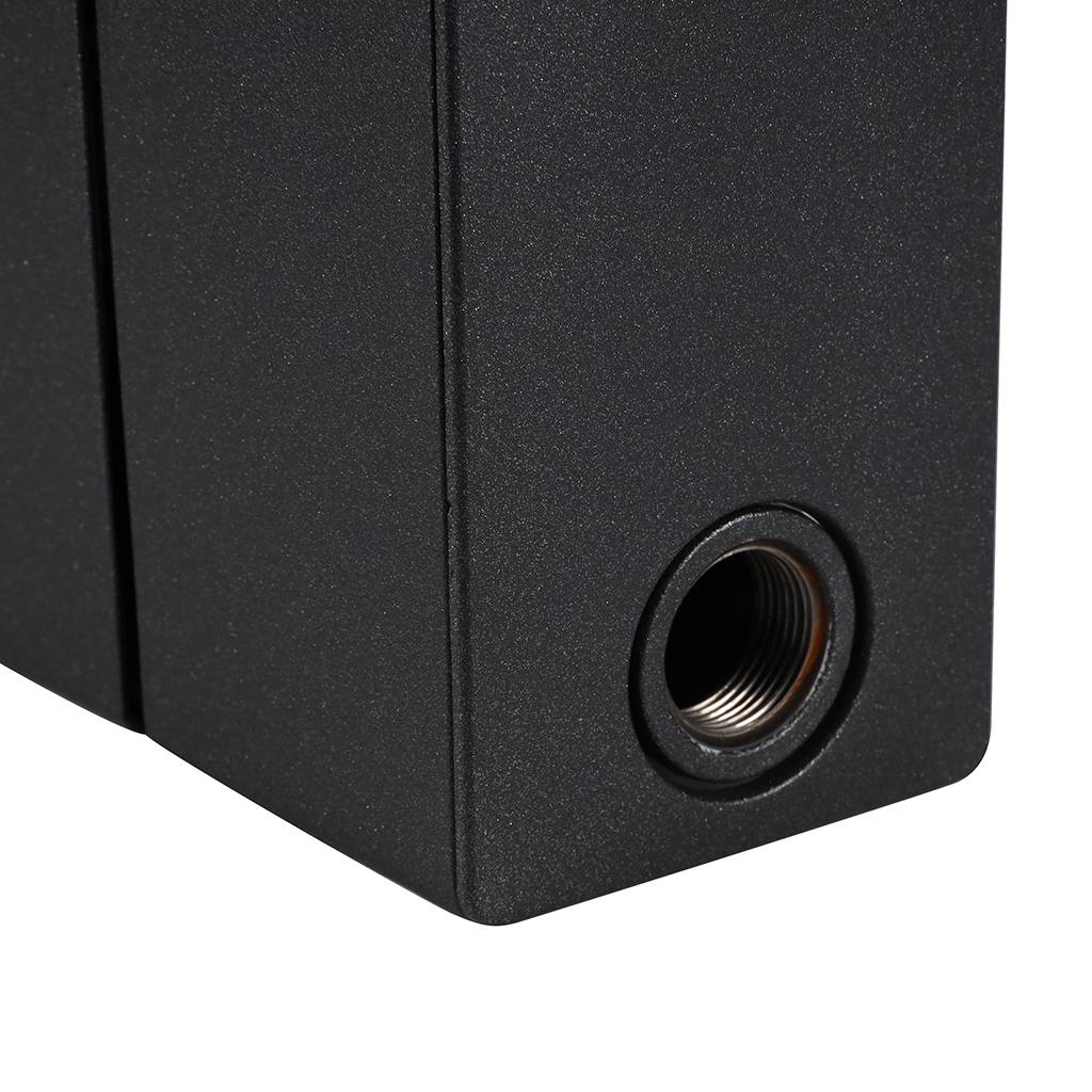 Радиатор биметаллический RIFAR SUPReMO 500 4 секции боковое подключение (цвет Антрацит), 4RS50-4-AN