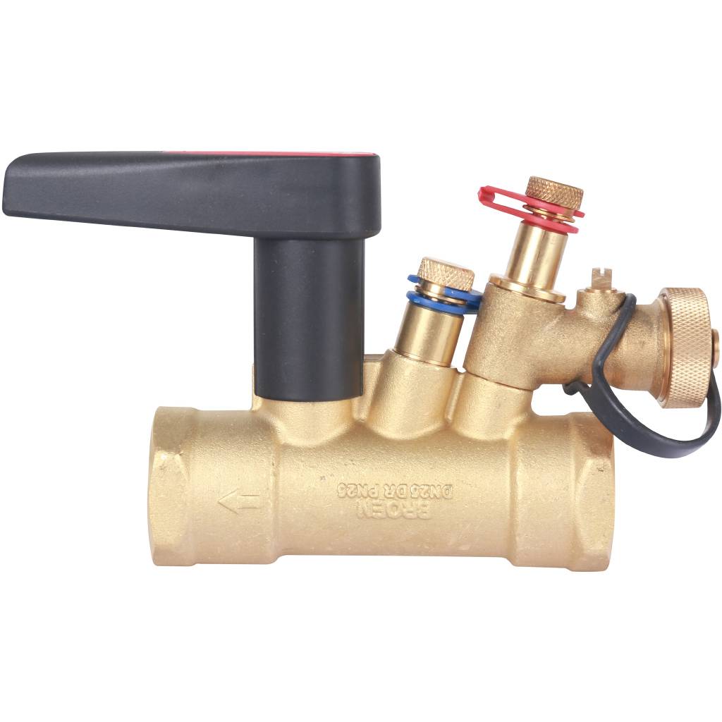 Клапан балансировочный БРОЕН Venturi FODRV DN 025 PN 25 ручной стандартной пропускной способности с дренажем