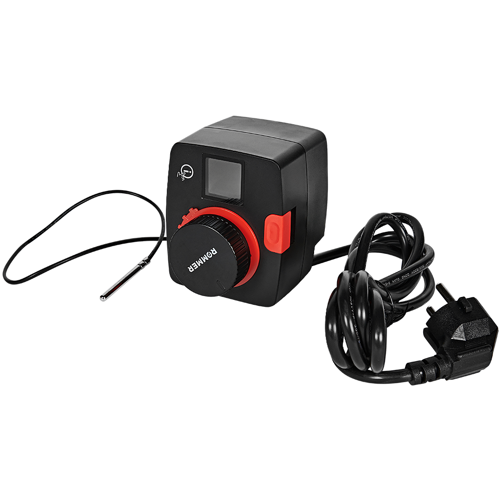 Сервопривод ROMMER для смесительных клапанов с датчиком для фиксированной регулировки температуры