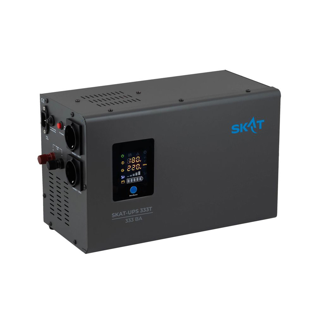 Источник питания Teplocom SKAT-UPS 333T Line-Interactive 220В, 333ВА, работает от 1 внутренней/внешней АКБ, 4544