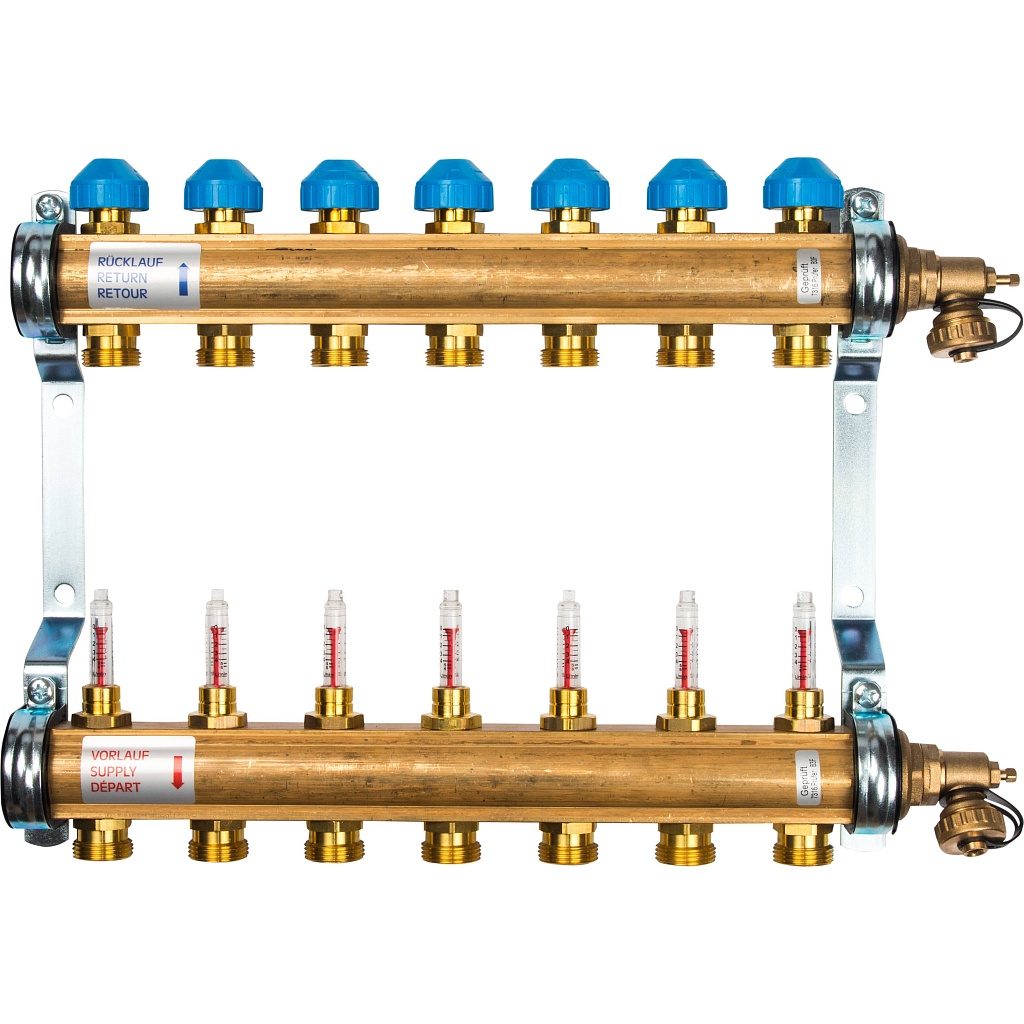 Коллектор с расходомерами Watts HKV/T-7 (20.20.307), 10004201