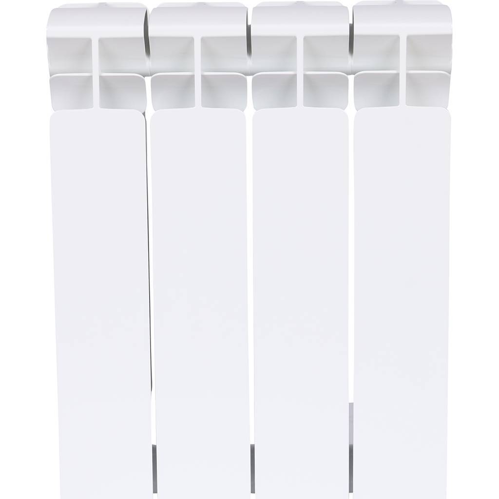 Радиатор биметаллический RIFAR BASE 350 4 секции боковое подключение (белый RAL 9016), 1RB35-4