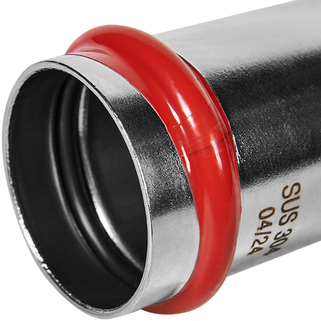 Муфта ROMMER надвижная, 35, из нержавеющей стали прессовой